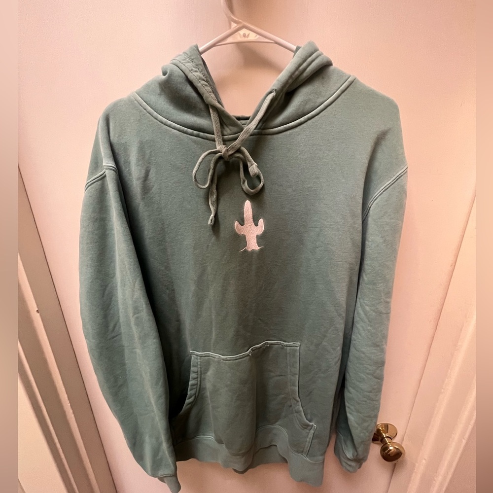 Teal Cactus Hoodie!